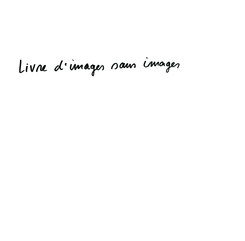 Livre d’images sans images (LP)